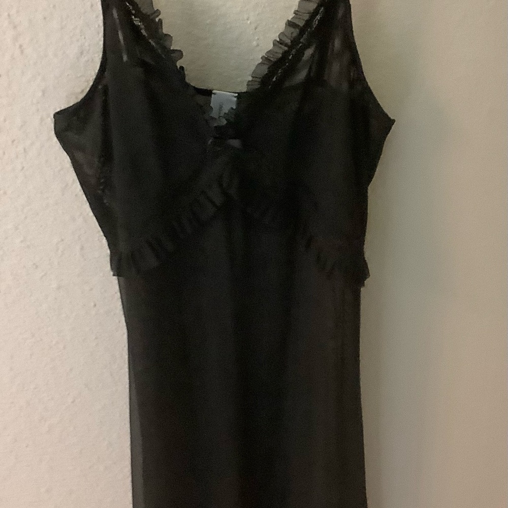 Cosabella Elegant sheer Black Lace Babydoll Nighty. Never worn.